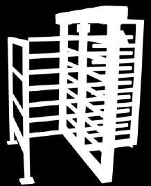 Tournament Portable Waist Height Single Turnstile