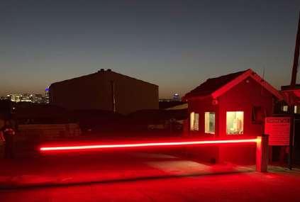 Security Gate with Magnetic Lock and Door Closer