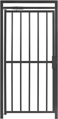 Fusion Full Height Octagonal Glass Turnstile 2