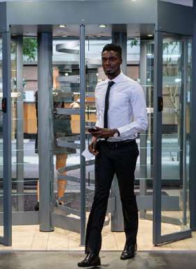 Trident Waist Height Double Turnstile