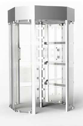 Trident Waist Height Double Turnstile 2