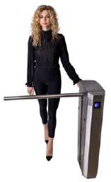 Man-Trap Semi-Automatic Full Height Cubicle