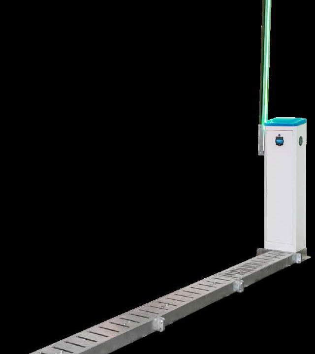 Security Gate with Magnetic Lock and Automatic Door Operator 2